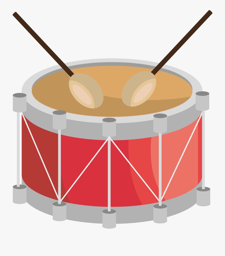 Drums Download Cartoon - Tamburo Strumento Disegni, Transparent Clipart