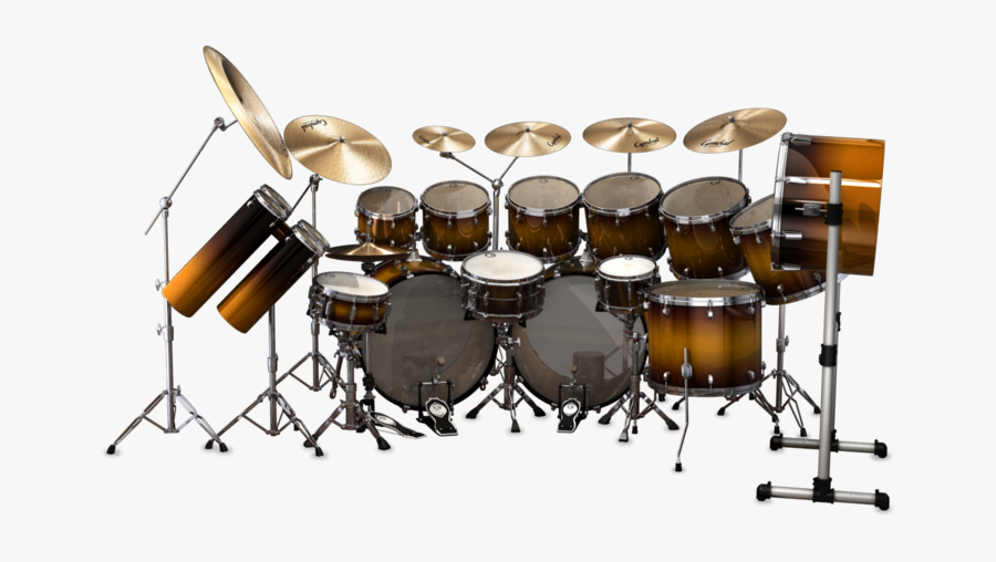 List Of Drum Pieces - Batterie Simon Phillips, Transparent Clipart