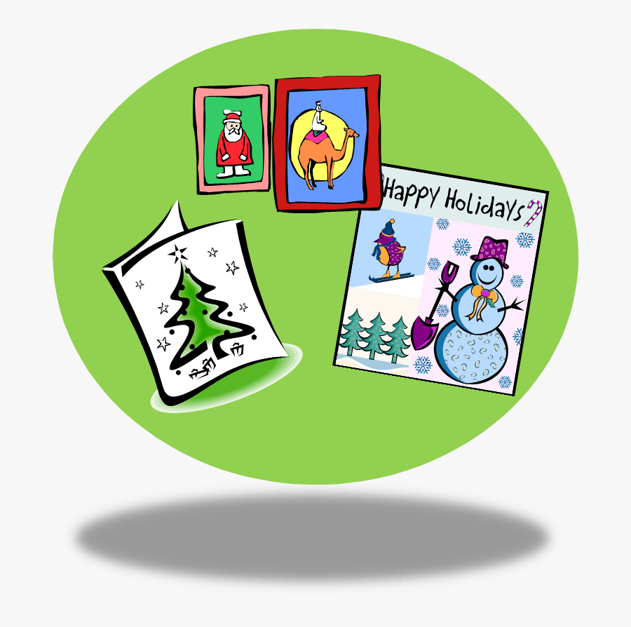 A Teacher&39s Idea What To Write In Christmas Card - Christmas Cards Clipart, Transparent Clipart