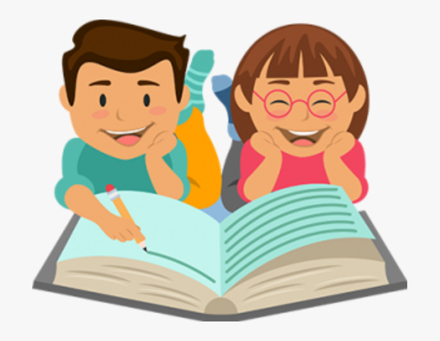 Download Clip Girl Doing - Reading And Writing Png, Transparent Clipart