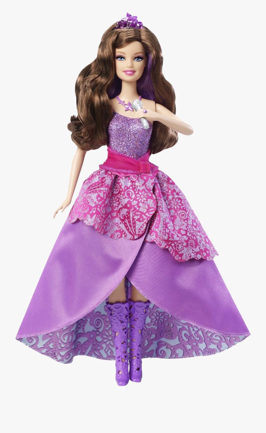 Doll Png Free Download - Barbie Princess And The Popstar Doll, Transparent Clipart