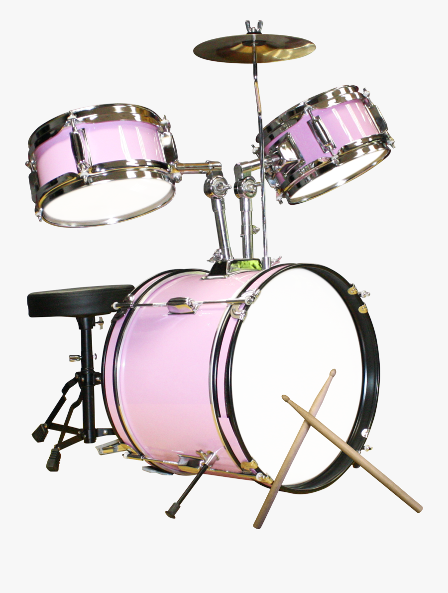 Transparent Drum Set Png - Drums, Transparent Clipart