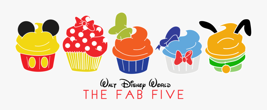 Download Disney Monorail Clipart - Disney Character Cupcake Svg ...