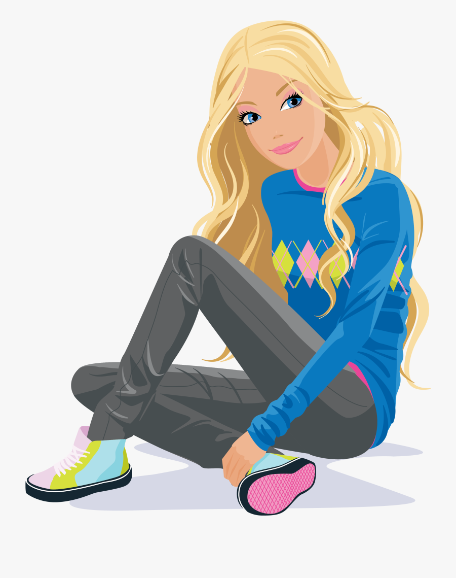 Barbie Png - Barbie High Shool Charm, Transparent Clipart