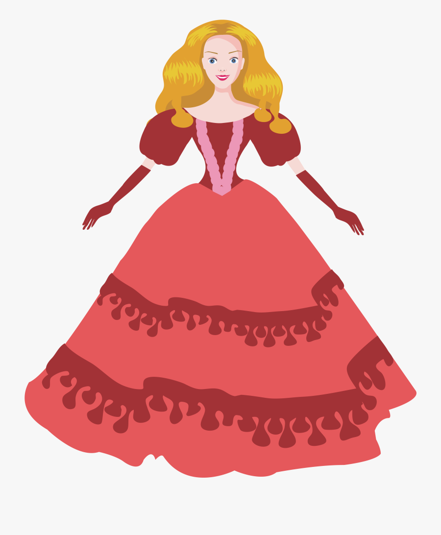 Transparent Barbie Clipart - Vector Doll Cartoon Png, Transparent Clipart