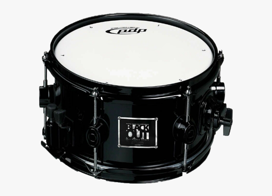 Pdp 10 Black Snare Drum, Transparent Clipart