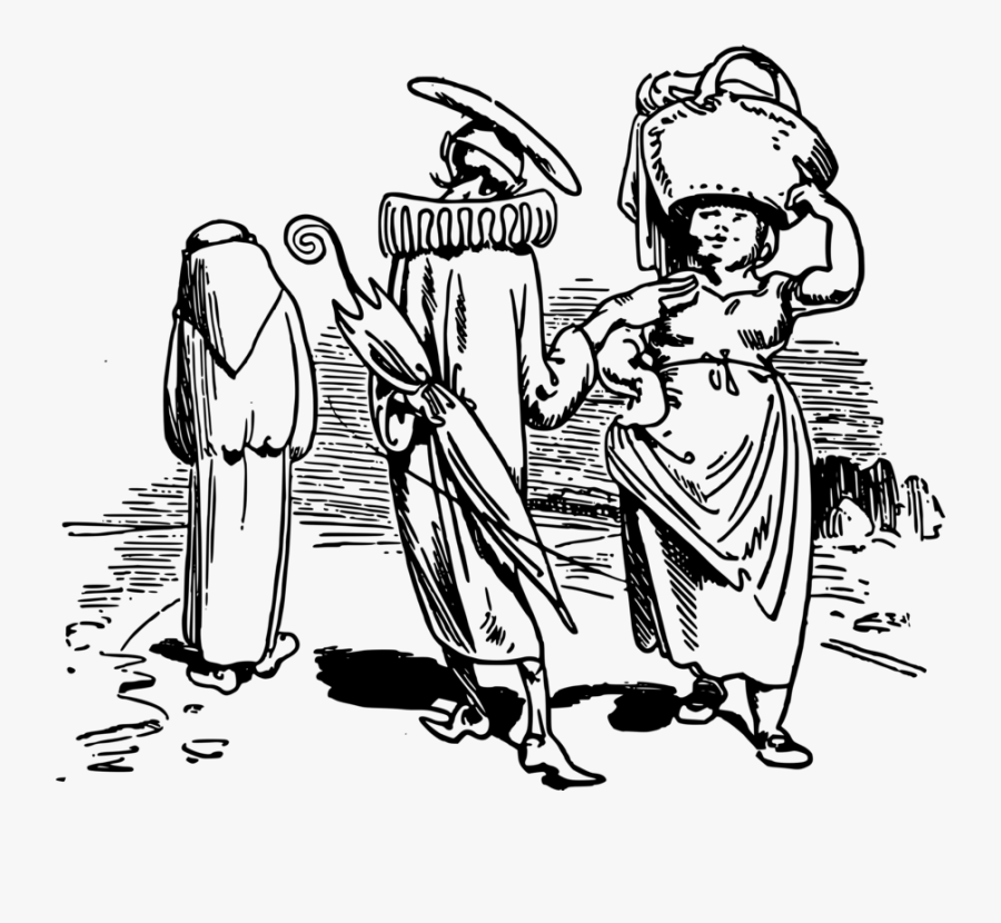 Art,conversation,people - African Drawings Of People, Transparent Clipart