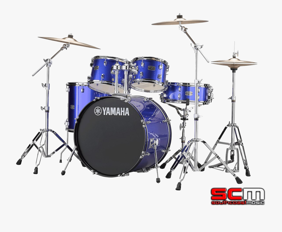 Transparent Yamaha Png - Blue Yamaha Drum Set, Transparent Clipart