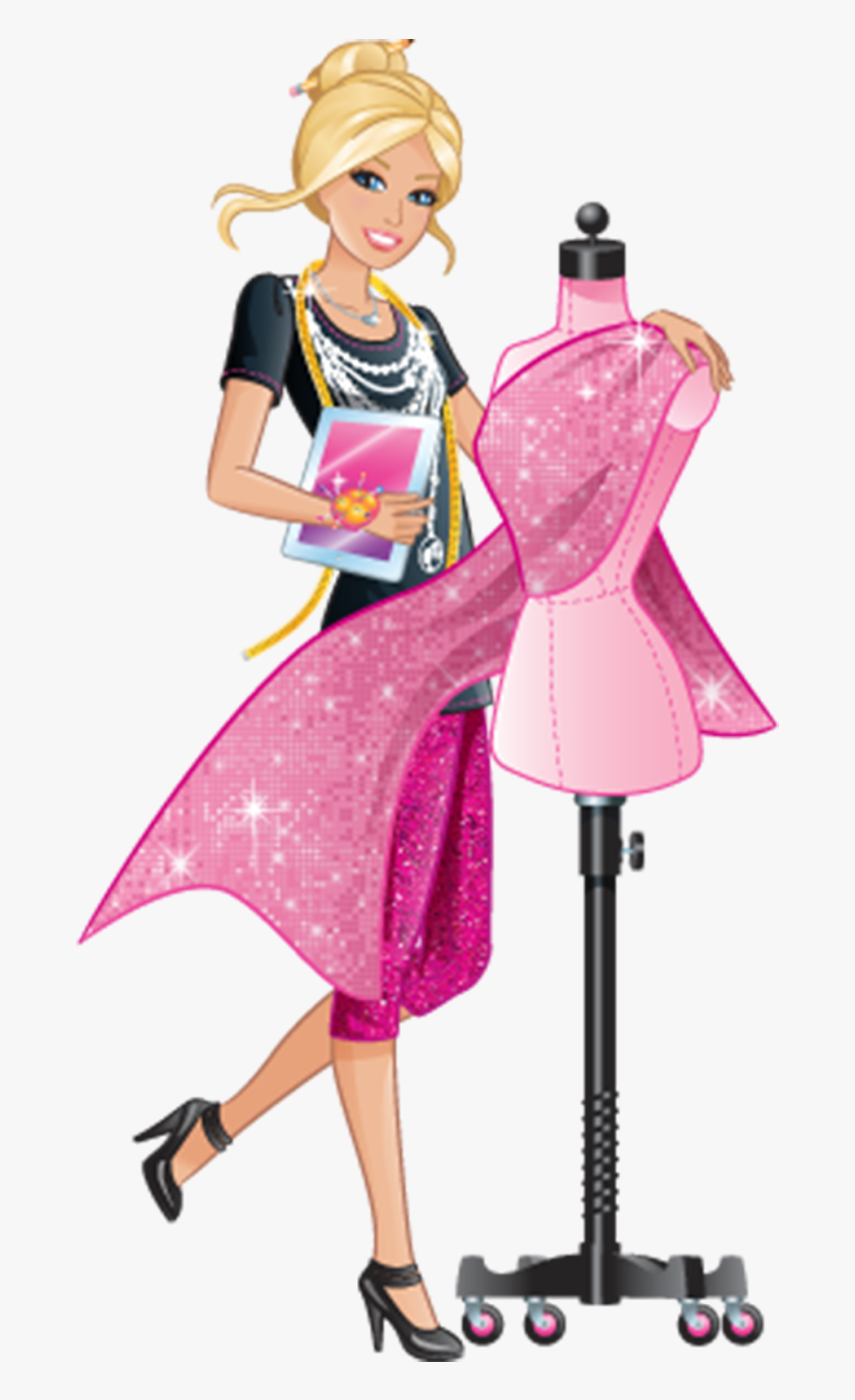 Fantastic Wallpaper Barbie Clipart - Barbie Fashion Clipart, Transparent Clipart