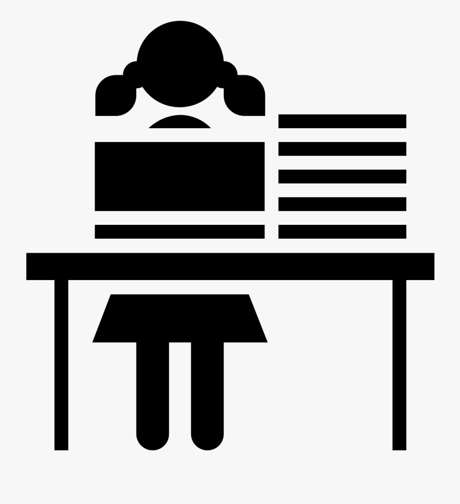 Clipart Writing Finished Work - Women Work White Png, Transparent Clipart