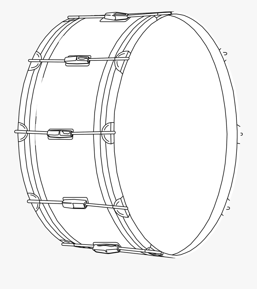 Bass Drum Clip Art, Transparent Clipart