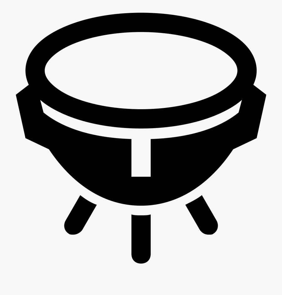 The Icon Is A Picture Of A Drum, Or Timpani Clipart - Circle, Transparent Clipart
