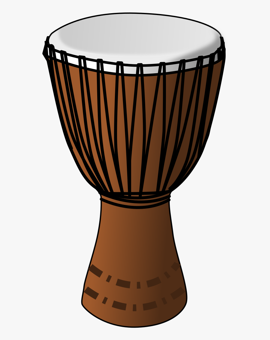 Clipart - Djembe Drum Clipart, Transparent Clipart