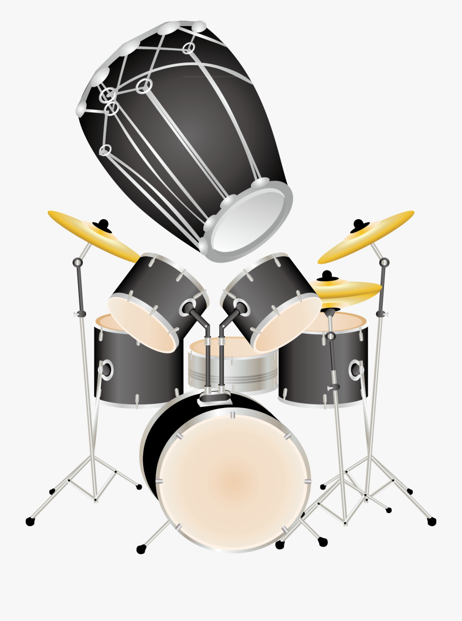 Transparent Drums Clipart - Que Son Instrumentos De Percusión, Transparent Clipart