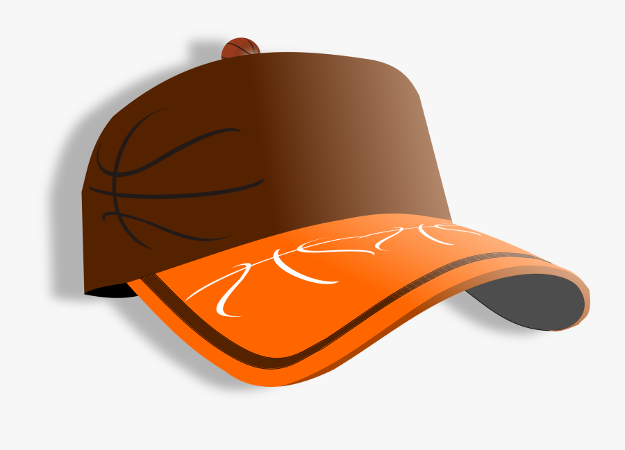 Basketball Hat Vector , Png Download - Basketball Cap Cartoon Images Silhouette Black Dark, Transparent Clipart