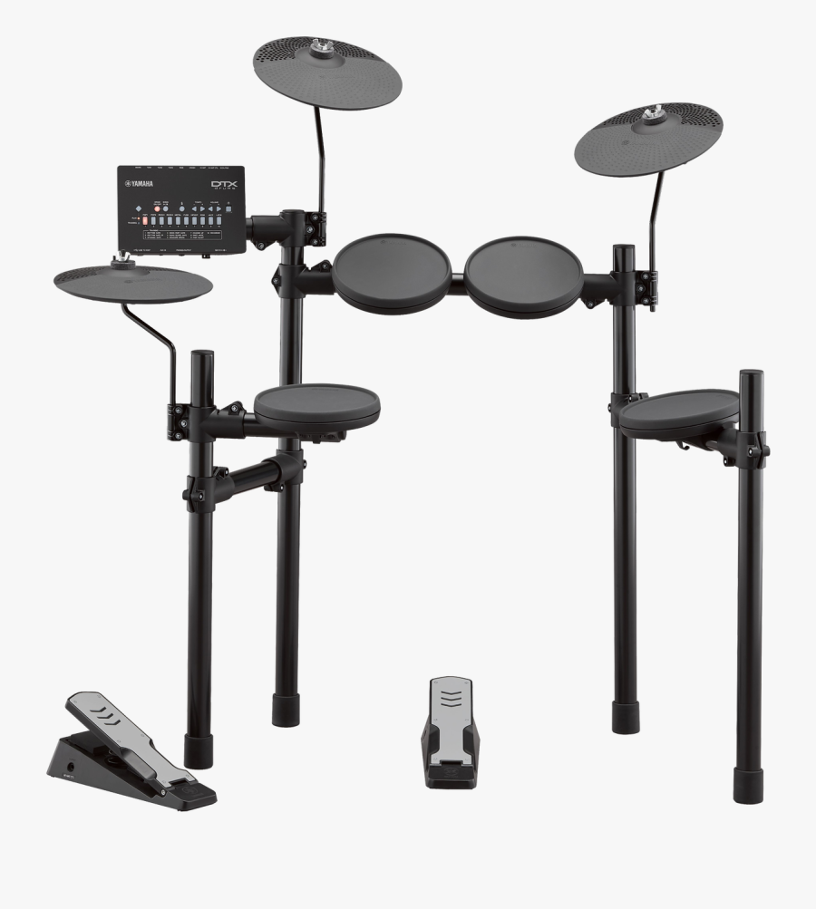 Transparent Drum Set Png - Yamaha Dtx402k Electronic Drum Kit, Transparent Clipart