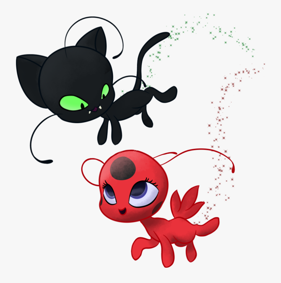 Miraculous Ladybug Drawing - Ladybug Y Cat Noir Png , Free Transparent