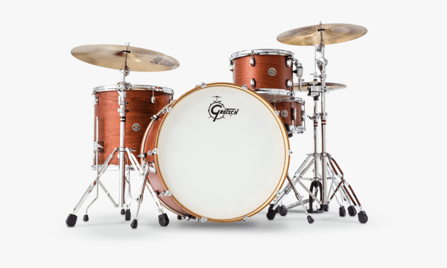 Gretsch Catalina Club 3 Piece Drum Set With 24 Bd - Gretsch Catalina Walnut Glaze, Transparent Clipart