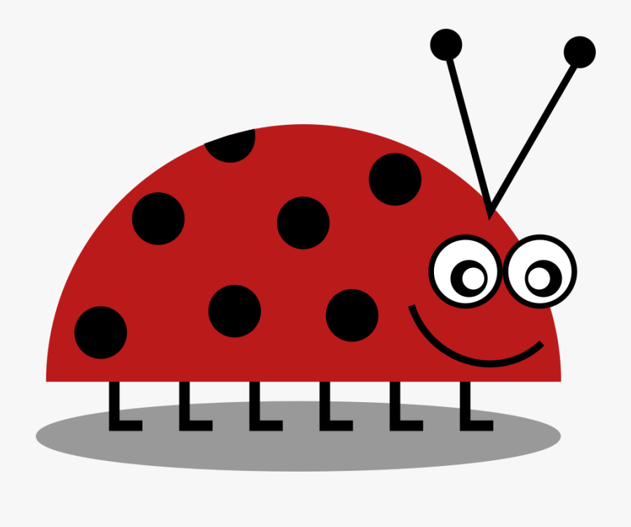 Ladybug - Living And Non Living Things Cartoon, Transparent Clipart