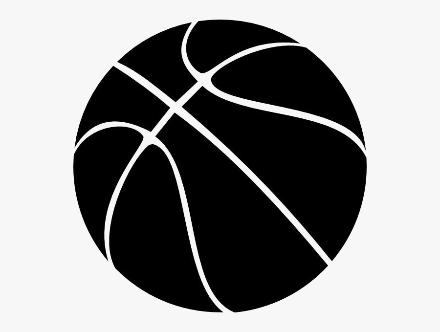 Basketball Free Clip Art Black And White Clipart Transparent - Black Basketball Clipart, Transparent Clipart