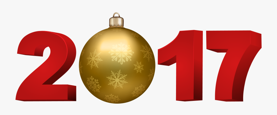 Transparent - Christmas 2017 Clip Art, Transparent Clipart