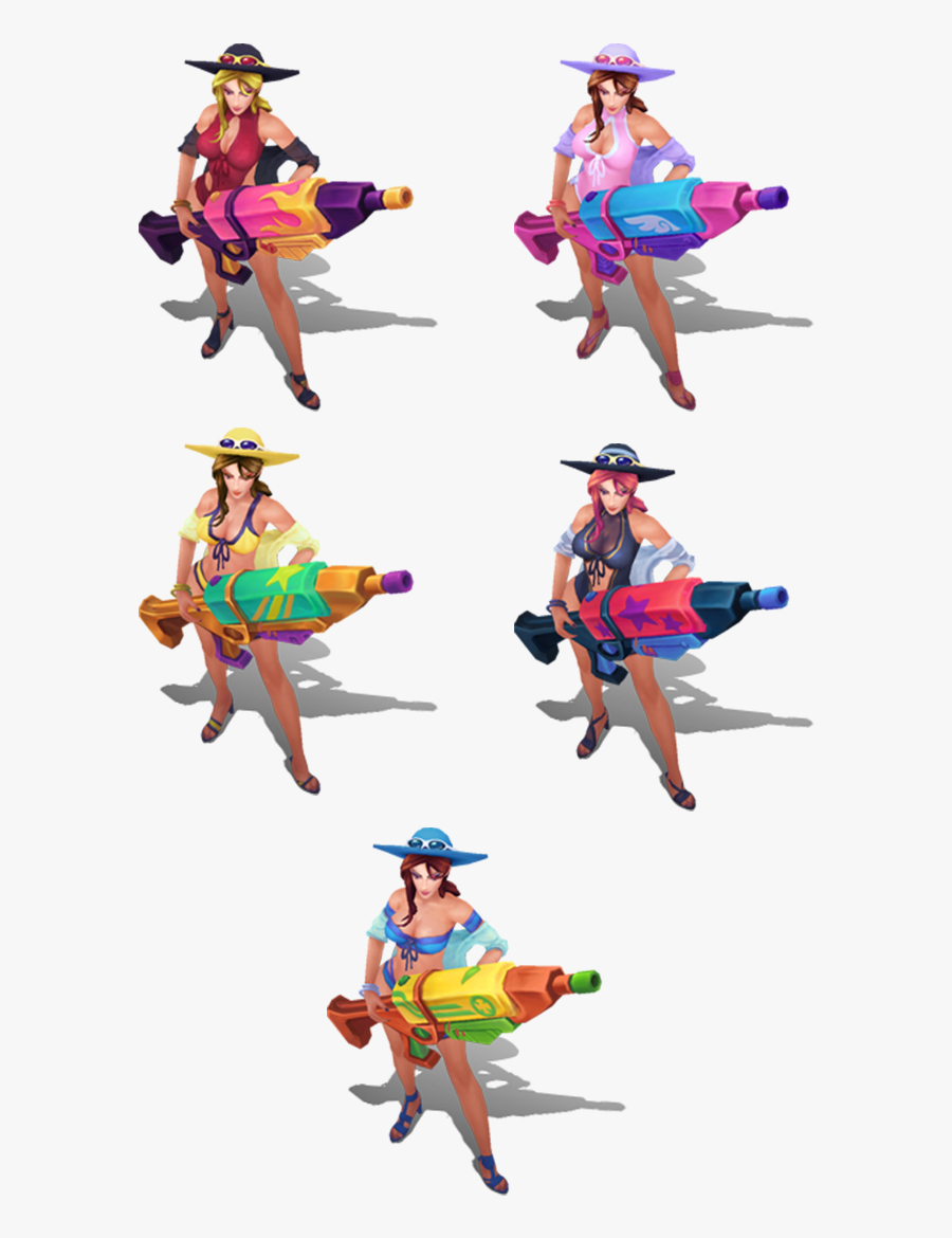 Pool Party Caitlyn Chroma Skins, Transparent Clipart