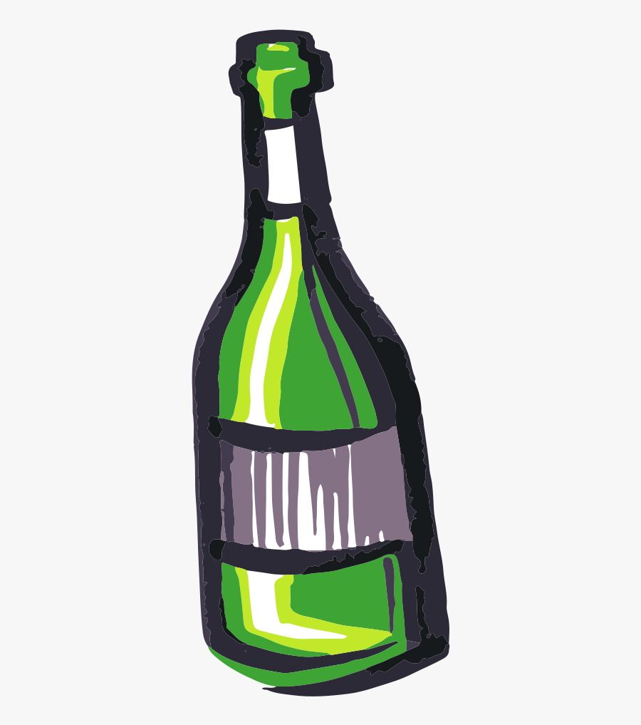 Raseone Wine Bottle - Glass Bottle Clipart, Transparent Clipart