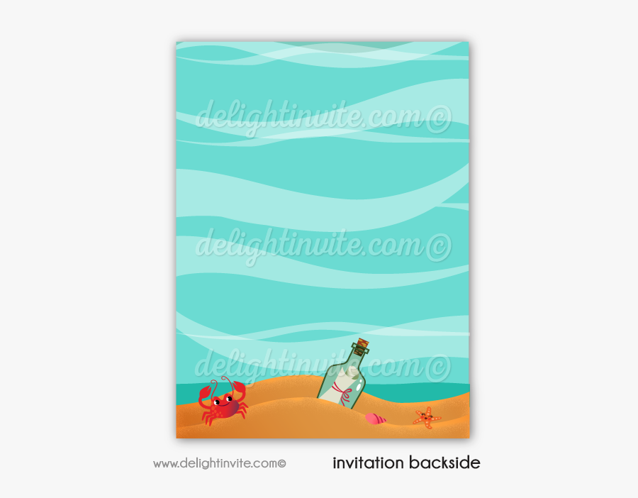 Swimming Party Invitations - Illustration, Transparent Clipart