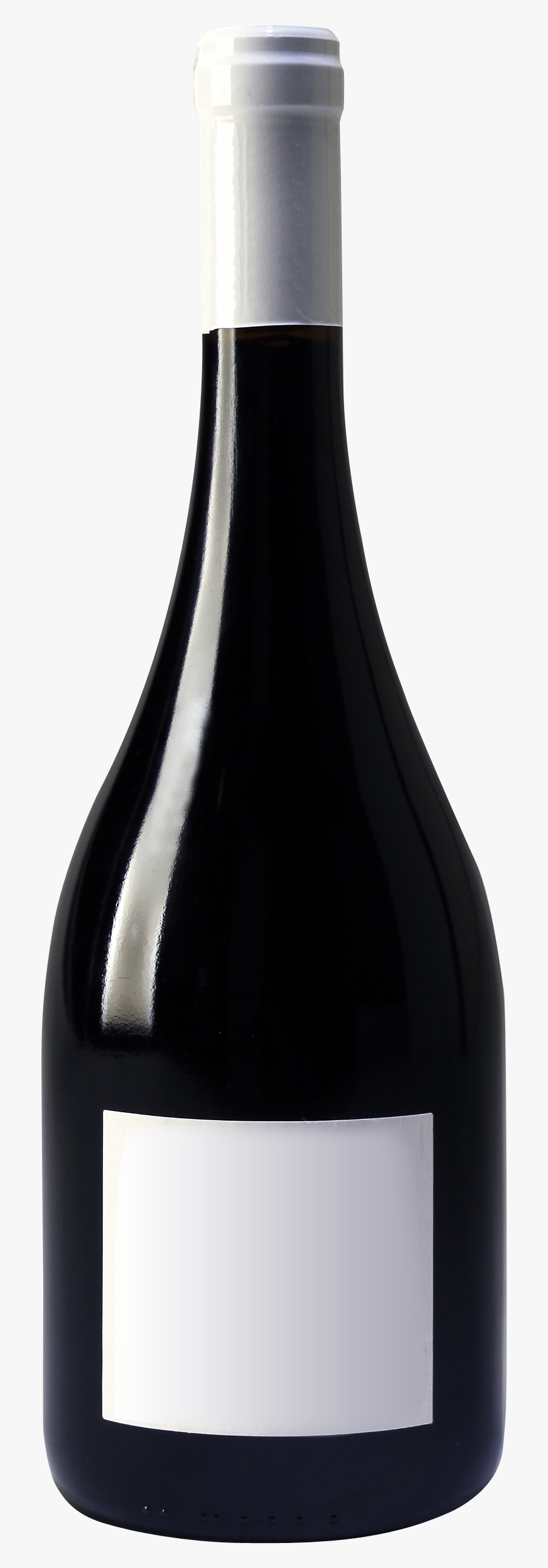 Bottle Clipart Booze Bottle - Black Wine Bottle Png, Transparent Clipart