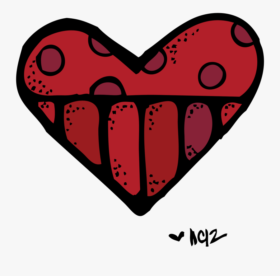 Heart Doodlin Pinterest - Melonheadz Heart, Transparent Clipart