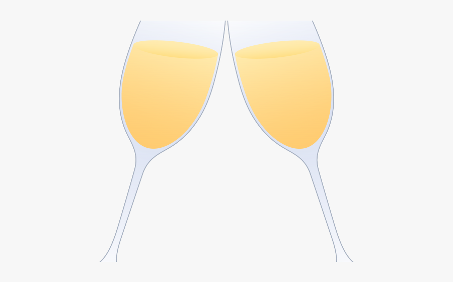 Champagne Stemware, Transparent Clipart