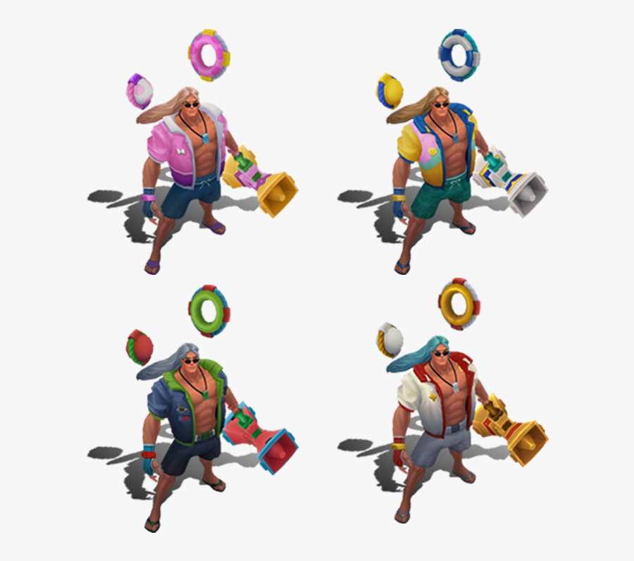 Pool Party Taric Chroma, Transparent Clipart