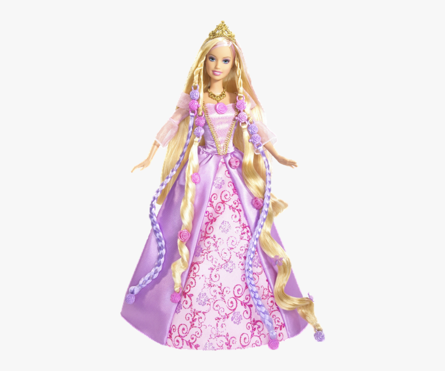 Barbie Doll Png Image - Barbie As Rapunzel Doll, Transparent Clipart