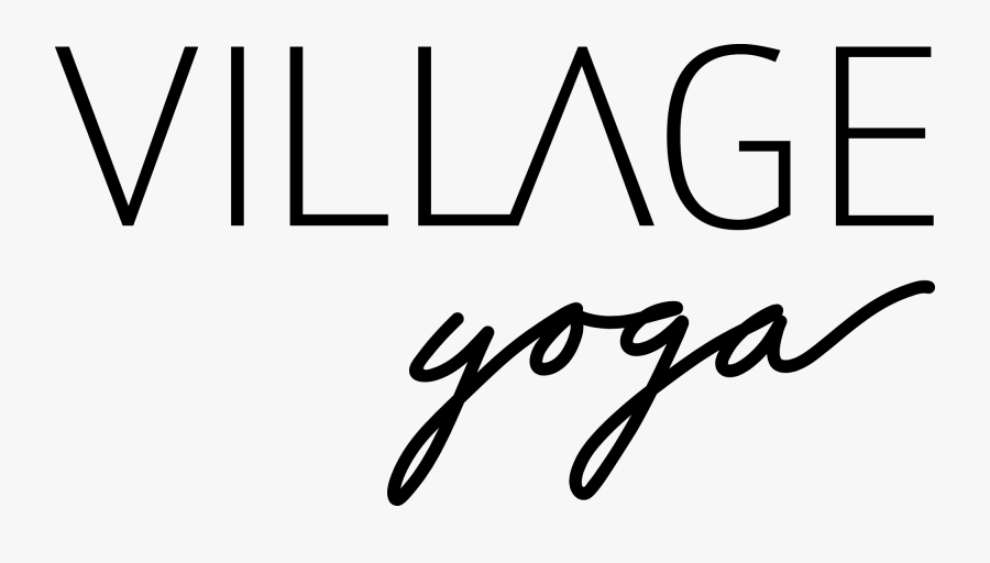 Village Yoga Clipart , Png Download - Calligraphy, Transparent Clipart