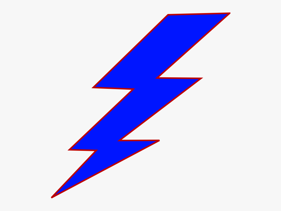 Lightning - Bolt - Logo - Black - Blue And Yellow Lightning Bolt, Transparent Clipart