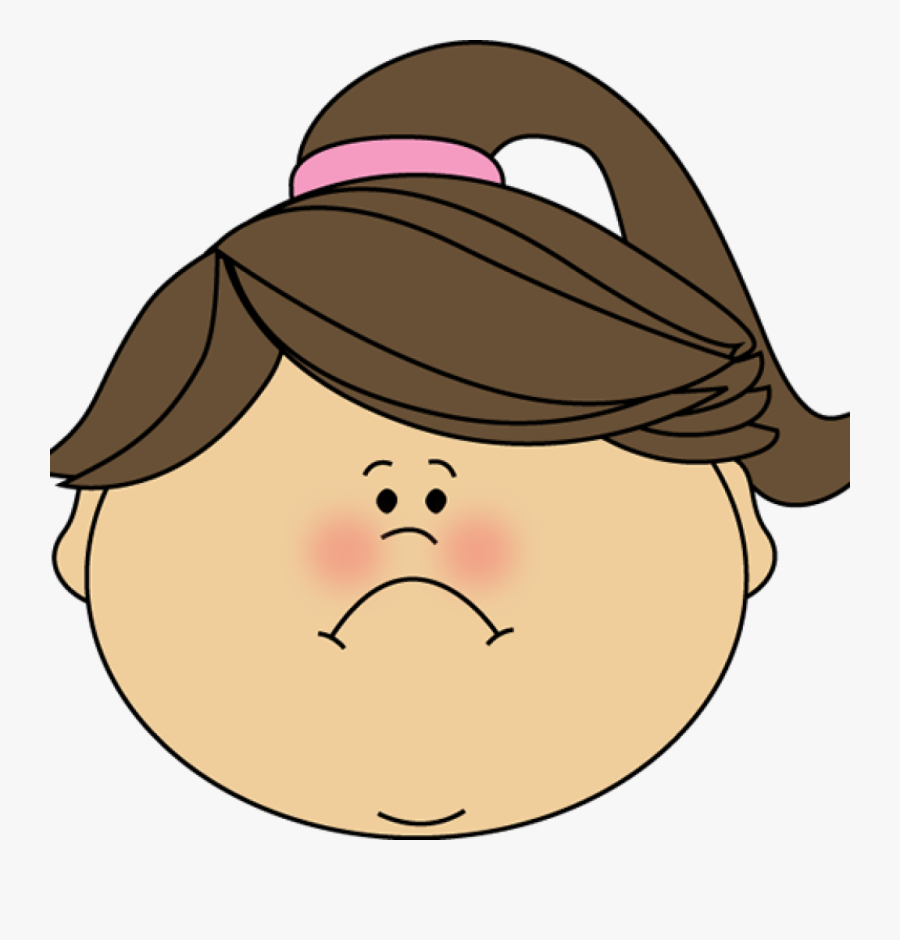 Sad Face Cartoon : Crying Clipart - Sad Face Happy Face , Transparent