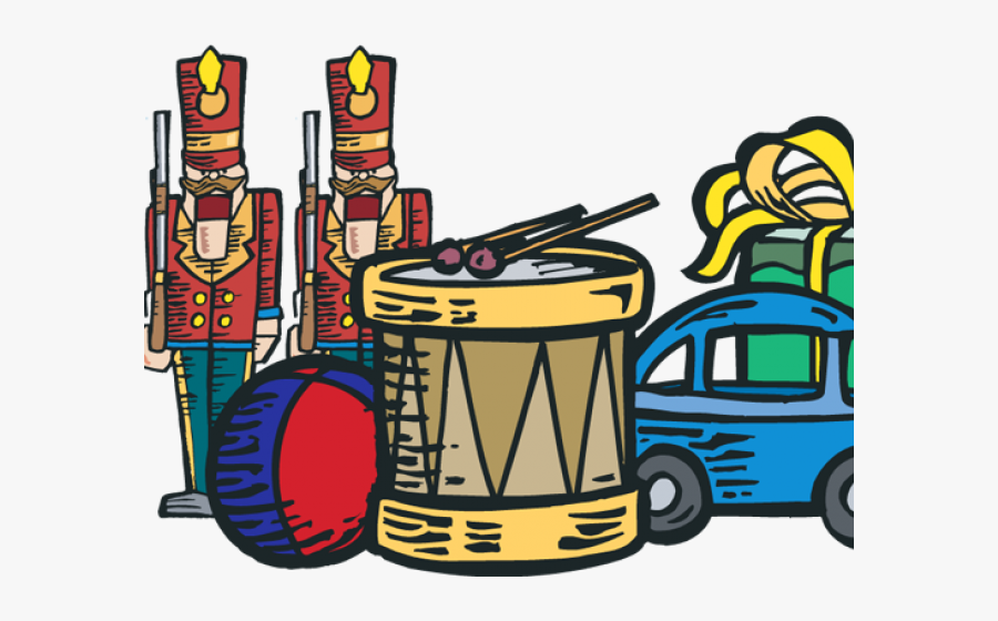 Christmas Village Cliparts - Holiday Toys Clip Art, Transparent Clipart
