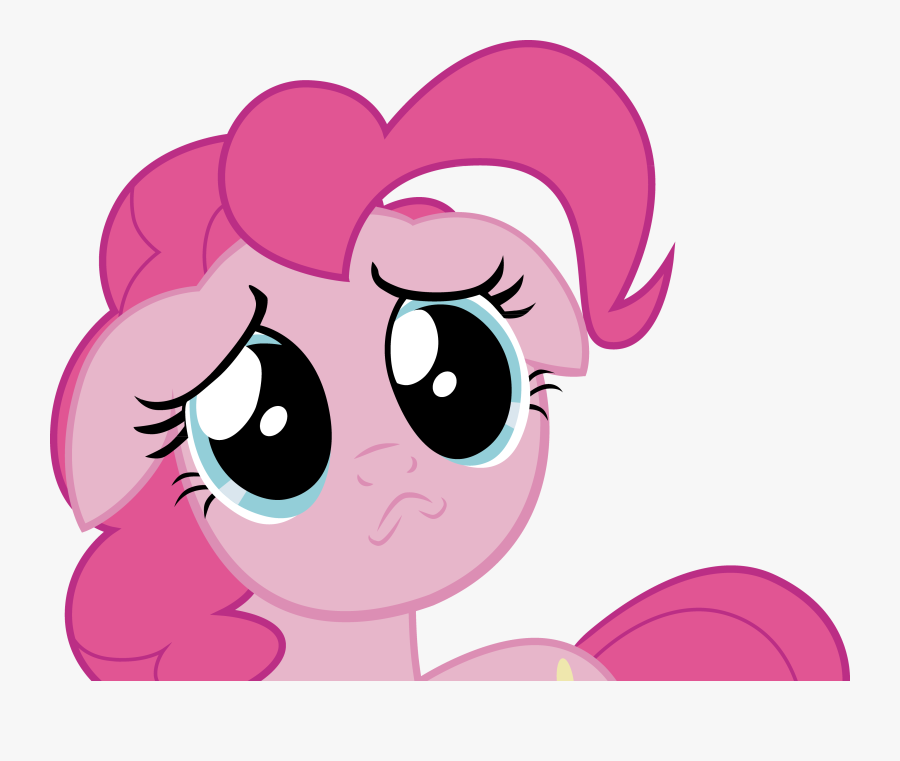 Pinkie Sad Face Vector By Br David, Transparent Clipart