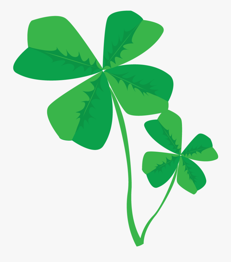 Four Leaf Clover Clipart To Download Free - Four Leaf Clover Graphic Transparent, Transparent Clipart