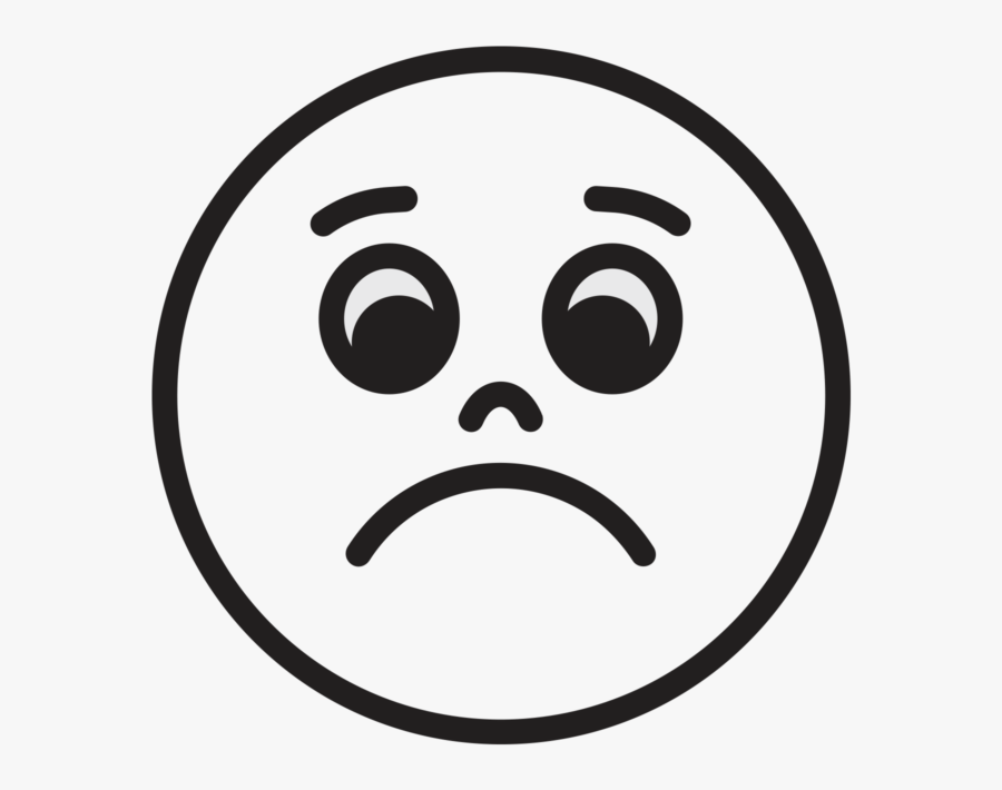 Sad Face Icon Png Image Free Download Searchpng - Smiley, Transparent Clipart