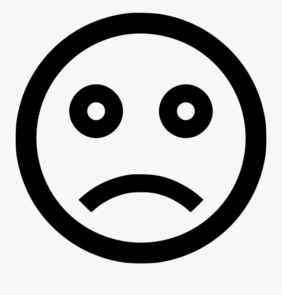 Emoji Sad Face Round Circle Emotion Moodless - Check Mark Button Png, Transparent Clipart