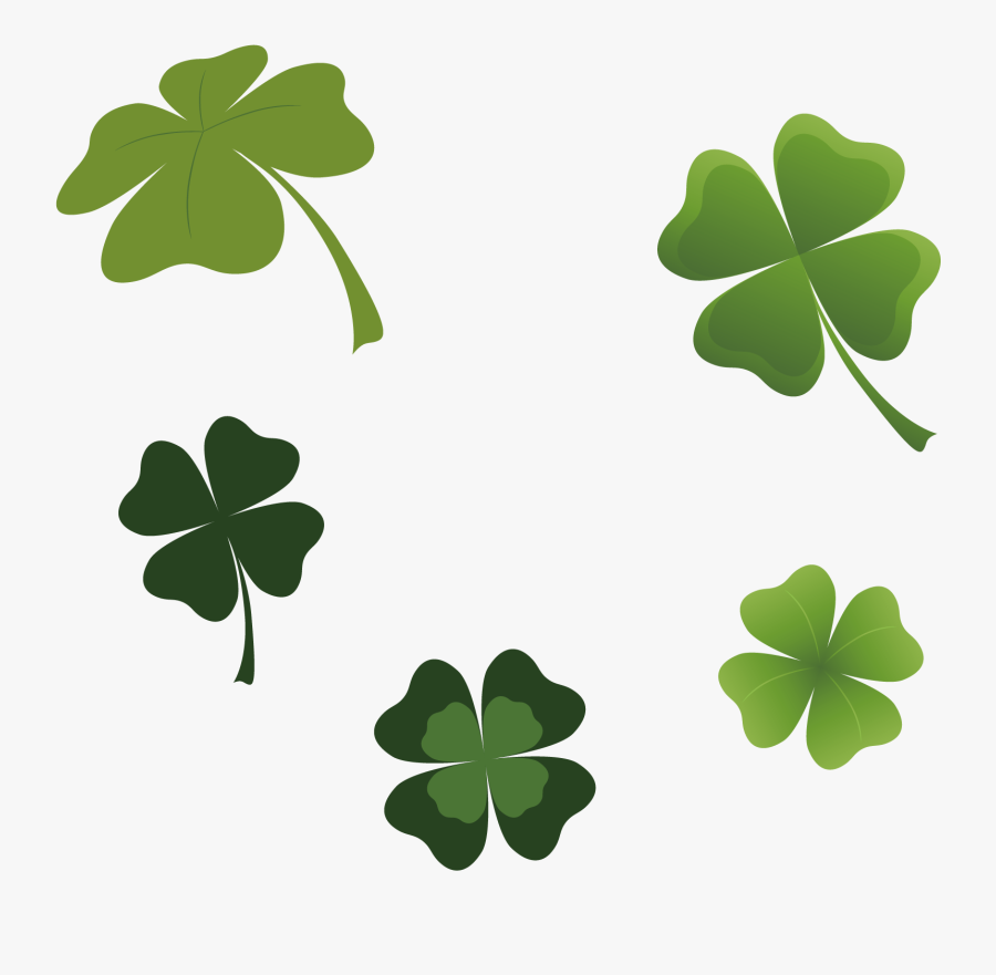 Clip Library Four Leaf Clover Luck Transprent Png Free - Estrela Da Sorte Png, Transparent Clipart