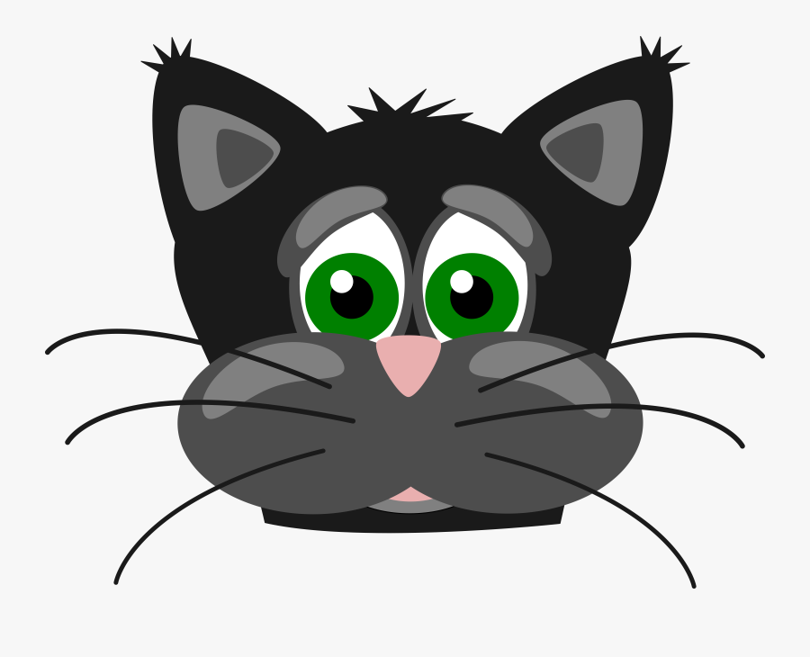 Sad Cat Face Clipart - Sad Cat Clip Art, Transparent Clipart