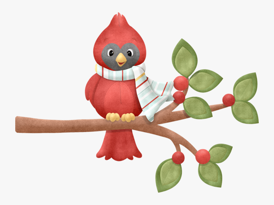Clipart Oiseau De Noël, Transparent Clipart