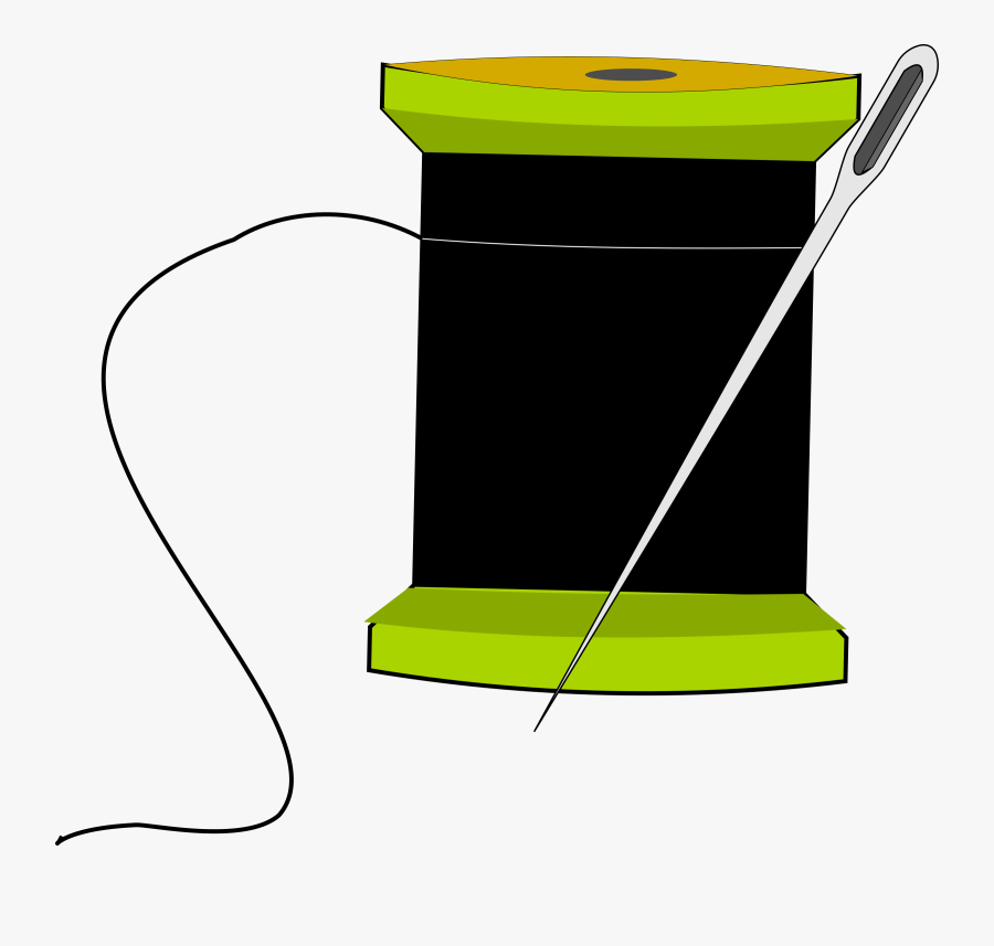 Craft Needle Cliparts - Clipart Of Needle And Thread, Transparent Clipart