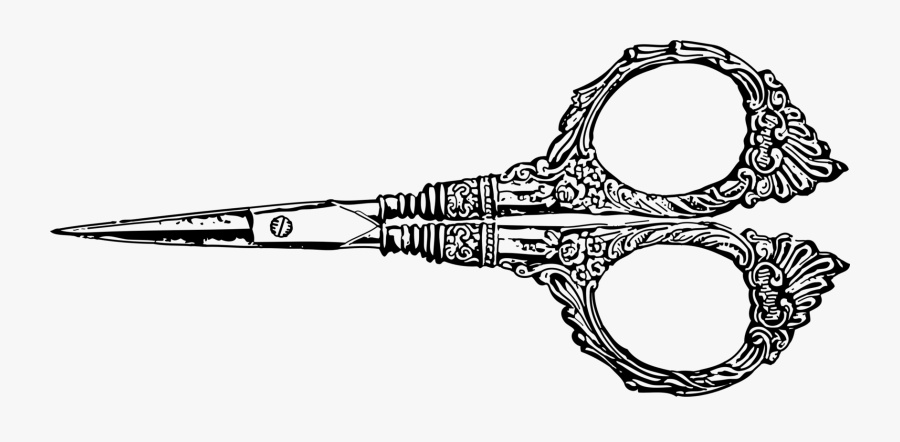 Fancy Scissors - Scissors Png, Transparent Clipart