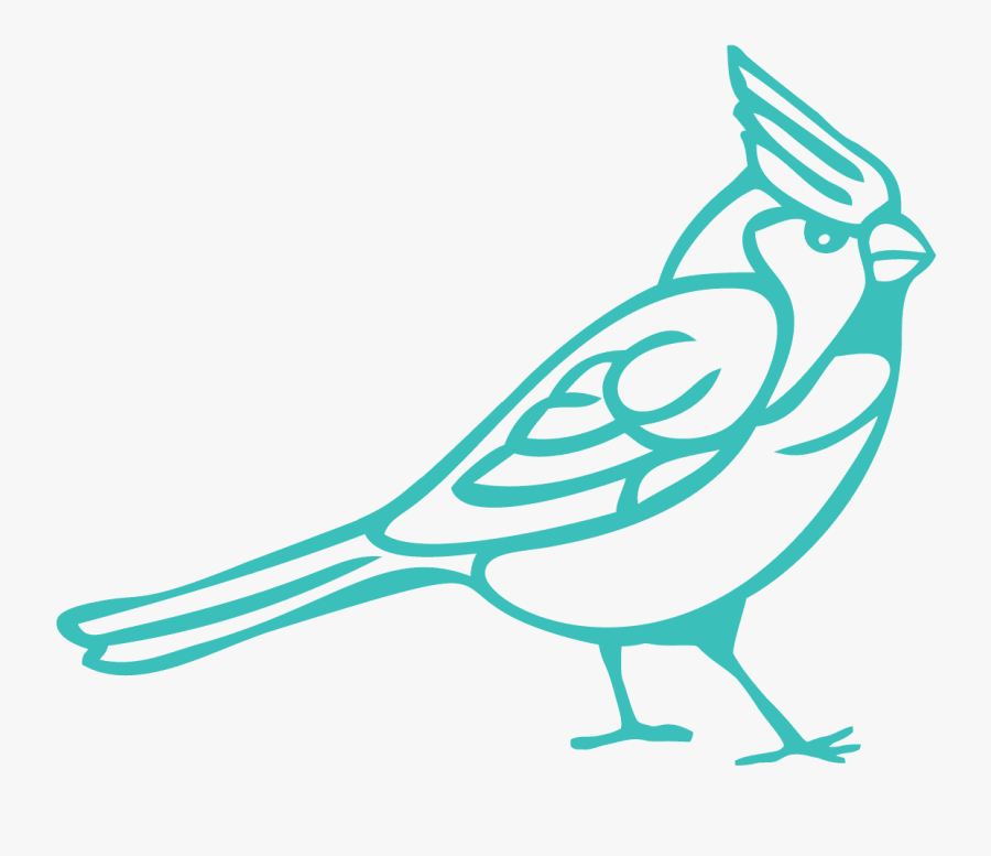 This Is The Lovely Free Shape Of The Week Available - Cardinal Clipart Black And White, Transparent Clipart