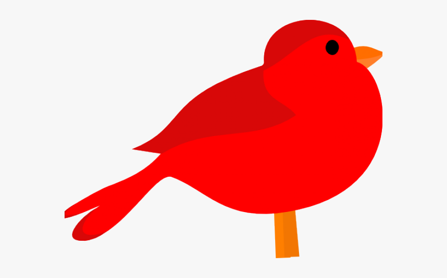 Transparent Cardinal Clipart - Red Robin Bird Clip Art, Transparent Clipart