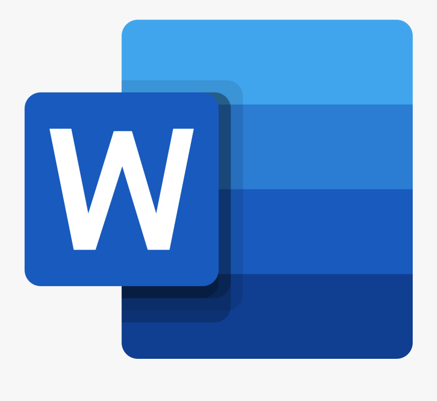 Microsoft Word Icon - Microsoft Word Icon 2019, Transparent Clipart
