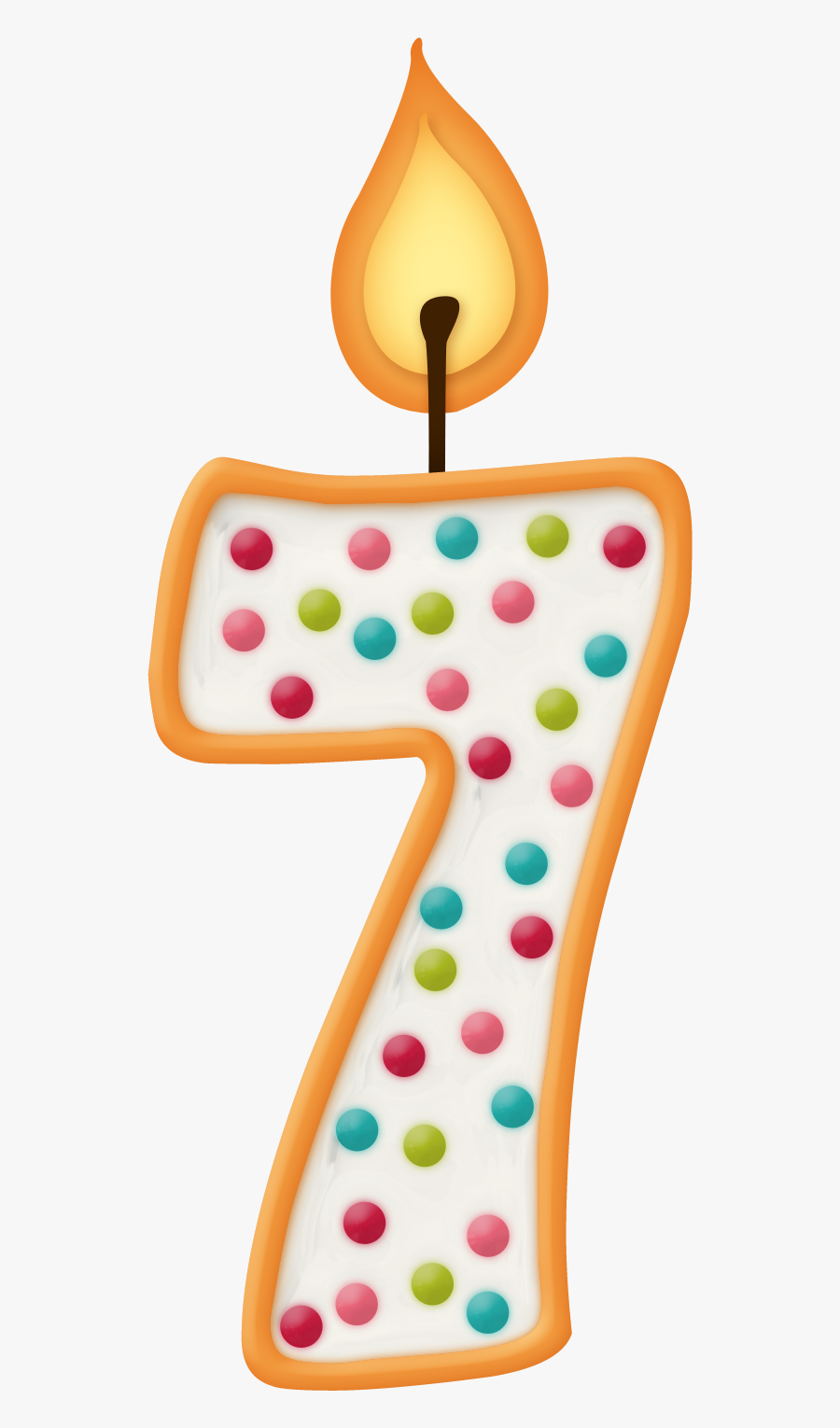 Candle Birthday Microsoft Word Clip Art - Vela 8 Años, Transparent Clipart